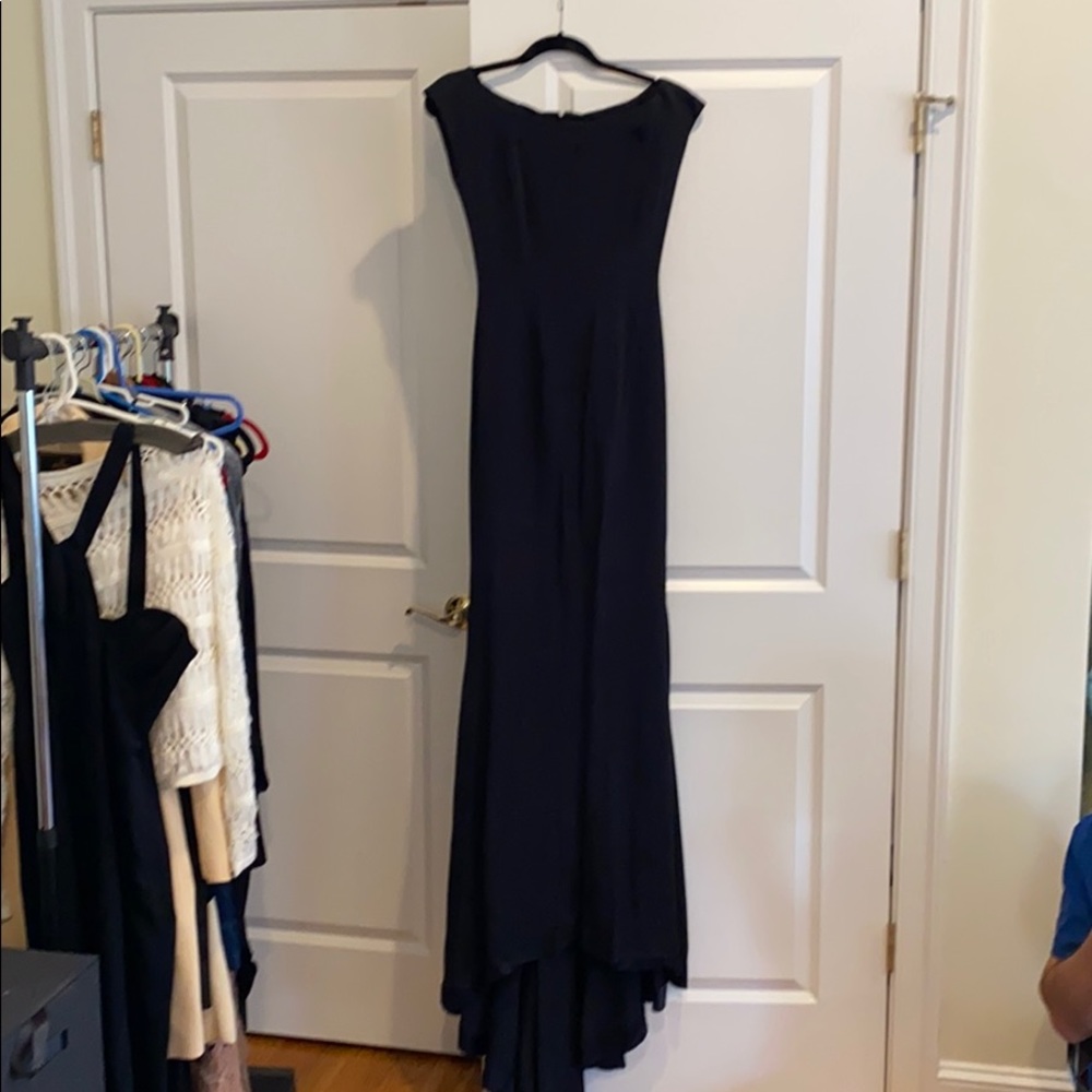 Salvatore Ferragamo black gown vintage